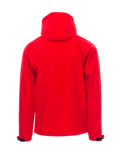 soft-shell gale rouge dos