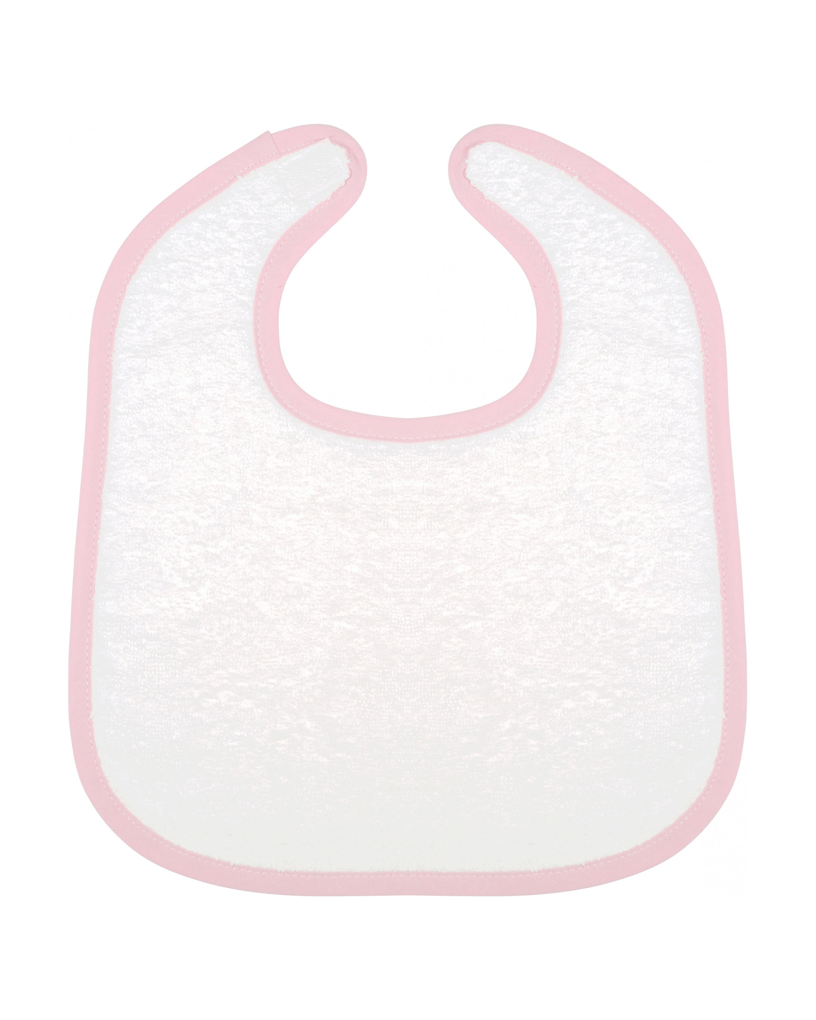 bavoir K833 Blanc Rose