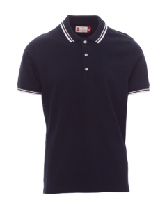 polos skipper bleu marine blanc