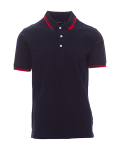 polos skipper bleu marine rouge