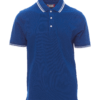 polos skipper bleu roi blanc