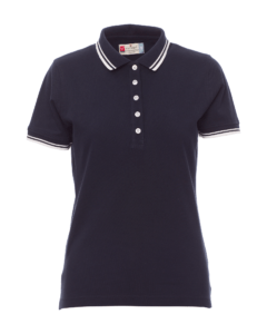 polos skipper lady bleu marine blanc