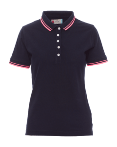 polos skipper lady bleu marine fuchsia neon