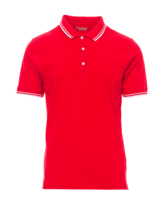 polos skipper rouge blanc