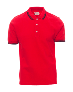 polos skipper rouge bleu marine