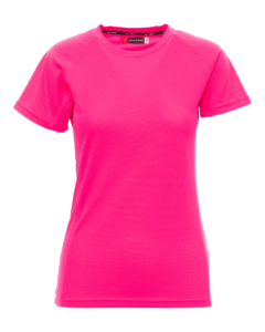 tee-shirts runner lady fuchsia fluo