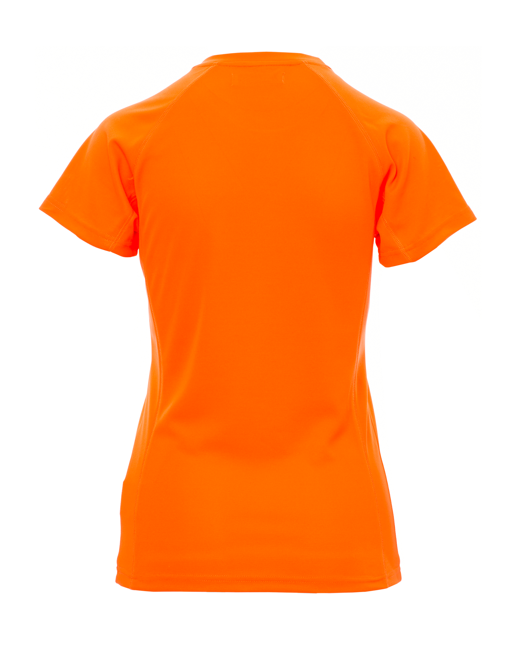 Produit tee-shirts runner lady orange fluo dos tee-shirts runner lady orange fluo dos