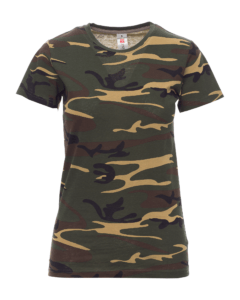 tee-shirts sunset lady camouflage