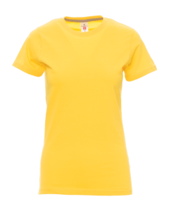 tee-shirts sunset lady jaune