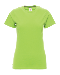 tee-shirts sunset lady jaune acide