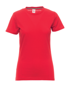 tee-shirts sunset lady rouge