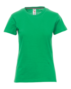 tee-shirts sunset lady vert gelée