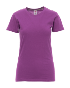 tee-shirts sunset lady violet d'été
