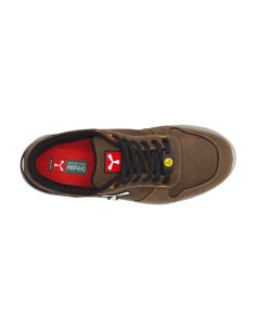 Chaussure de sécurité S3 Get Force Low Nubuck Chocolat dessus