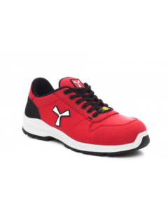 Chaussure de sécurité S3 Get Force Low Nubuck Rouge côté