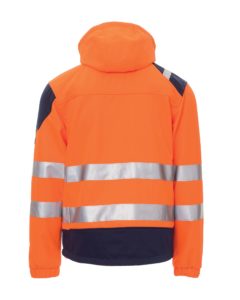 Shine Orange fluo Bleu marine dos