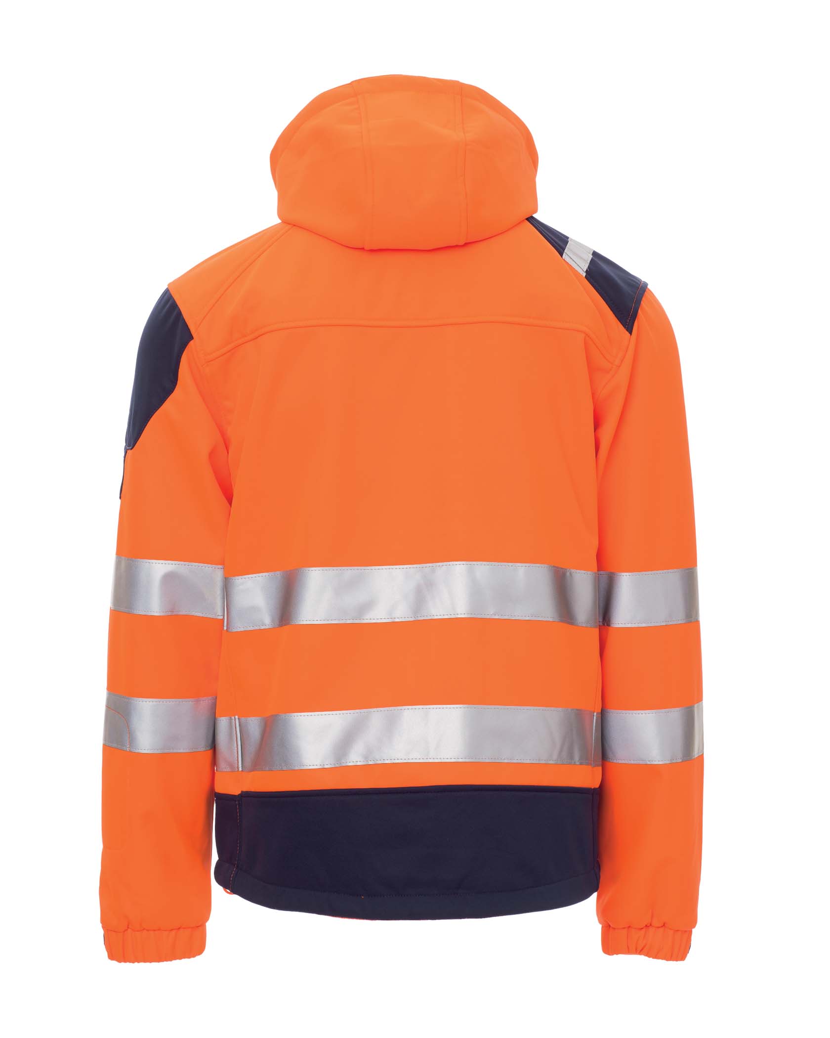 Shine Orange fluo Bleu marine dos