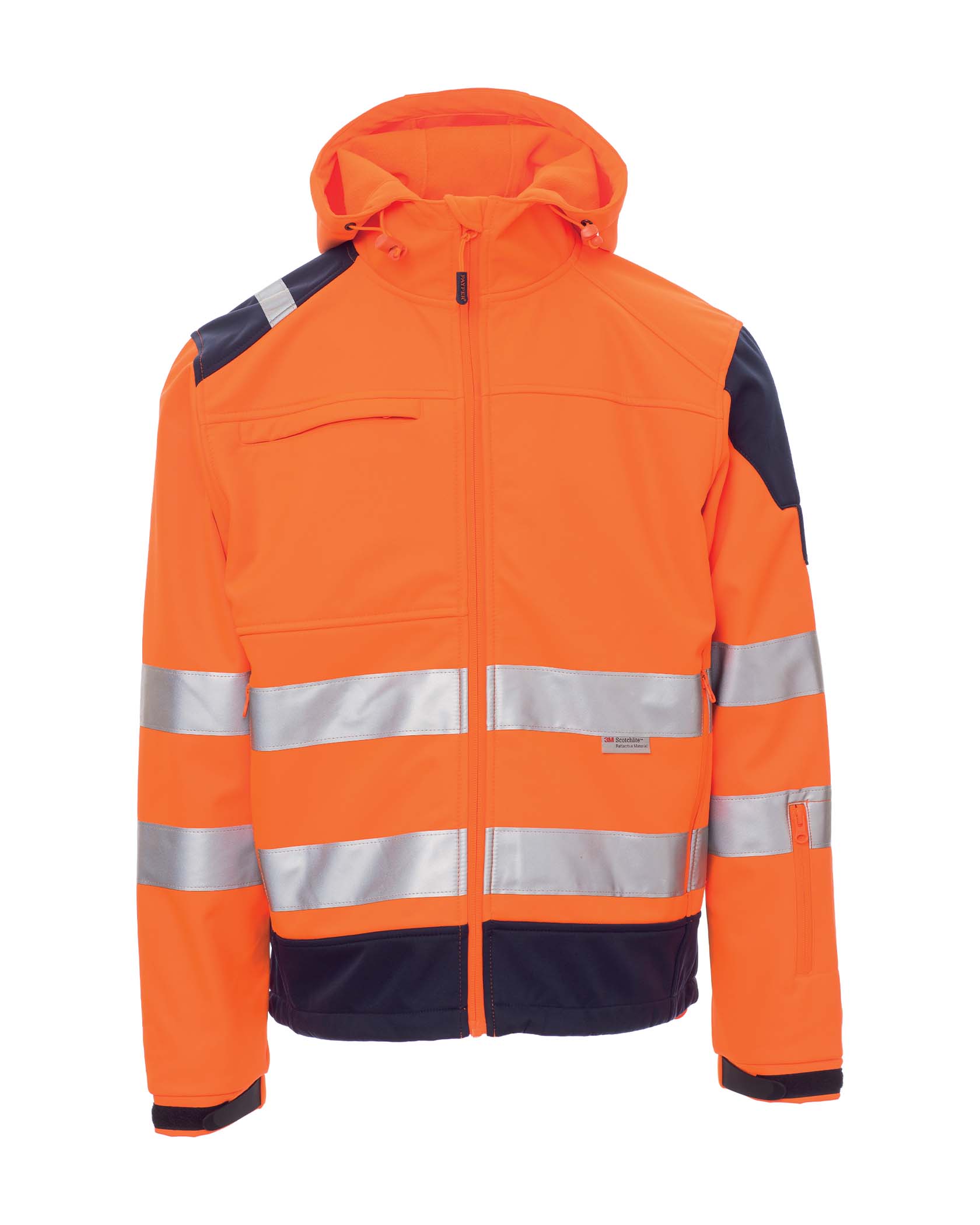 Shine Orange fluo Bleu marine