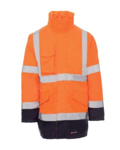 Dockyard Orange fluo - Bleu marine