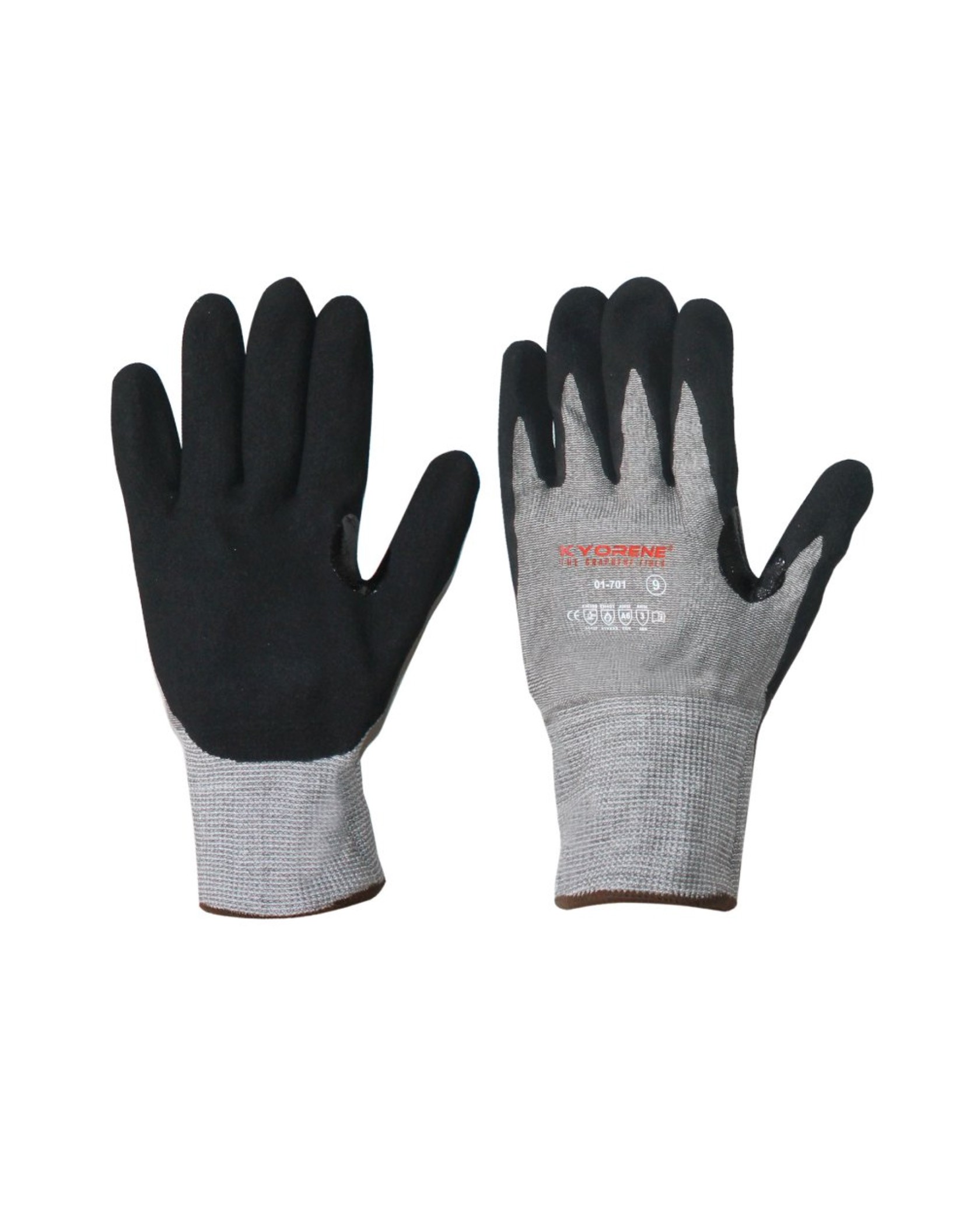 Produit Gant anti-coupure 01-701 Gris Noir